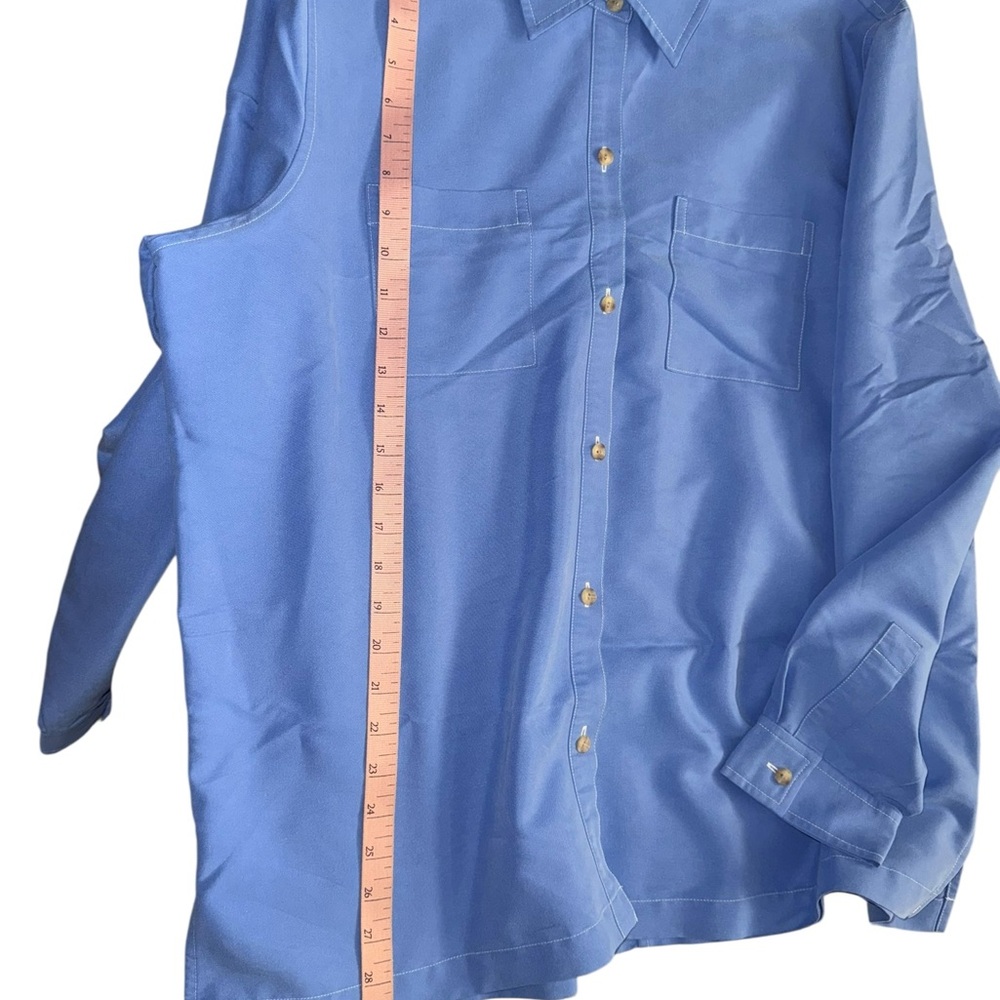 J.H. Collectibles Periwinkle Blue Long Sleeve Button-Down - XL - Picture 4 of 5
